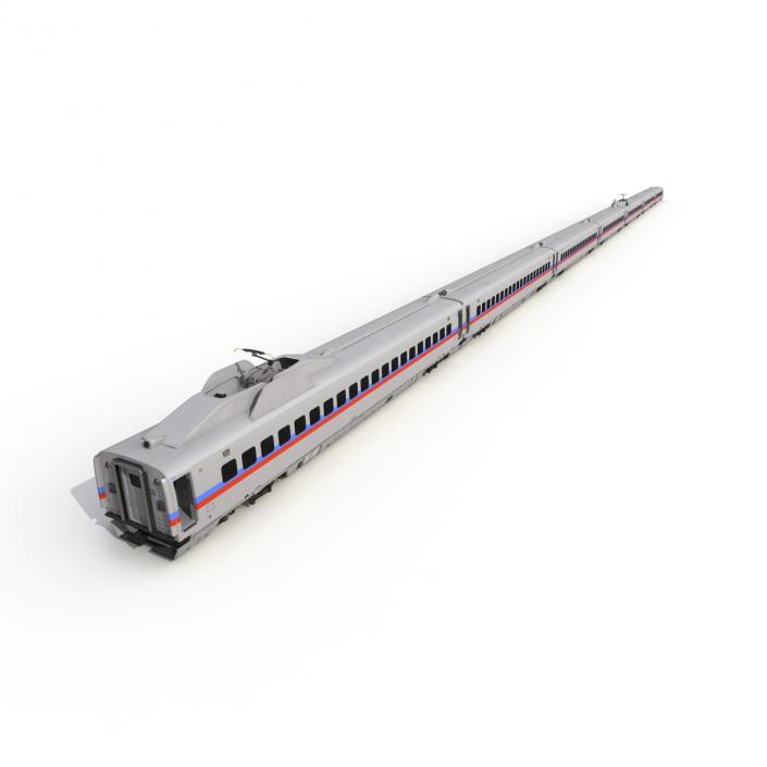 3D Speed Train Generic Rigged