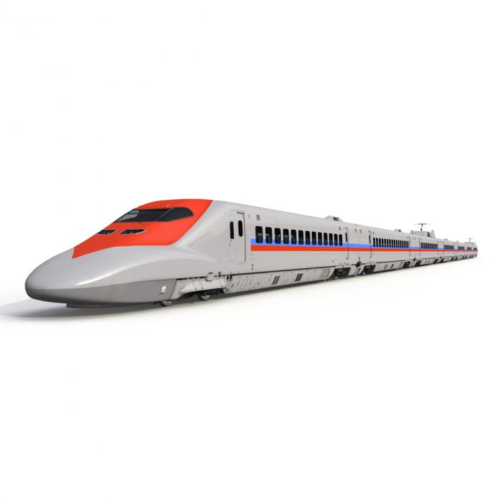 3D Speed Train Generic Rigged