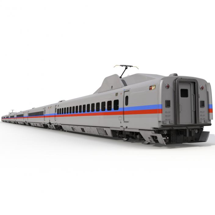 3D Speed Train Generic Rigged