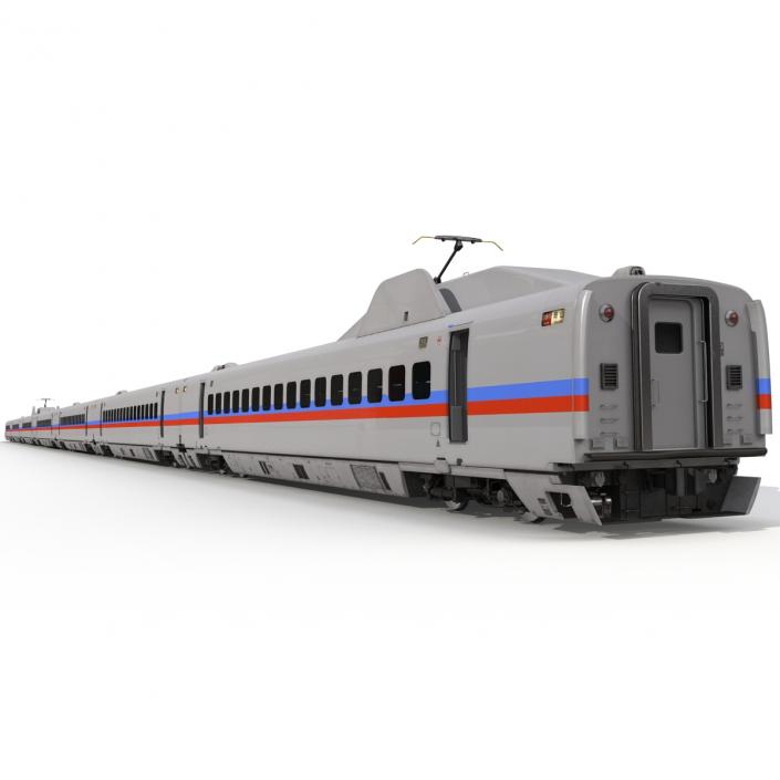 3D Speed Train Generic Rigged