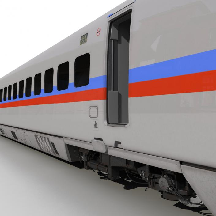 3D Speed Train Generic Rigged