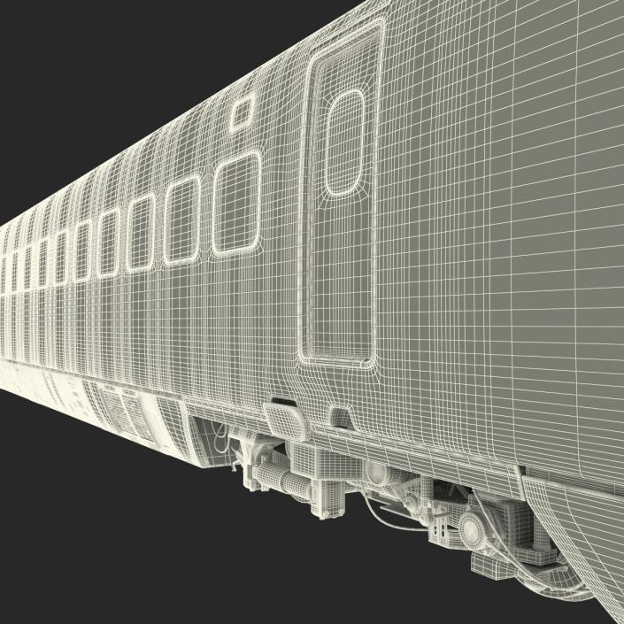 3D Speed Train Generic Rigged