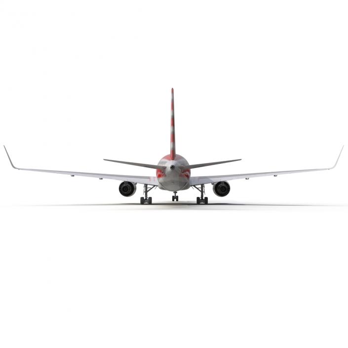 3D model Boeing 767-300F American Airlines Rigged