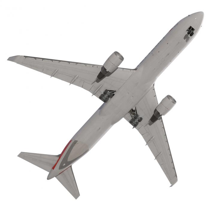 3D model Boeing 767-300F American Airlines Rigged