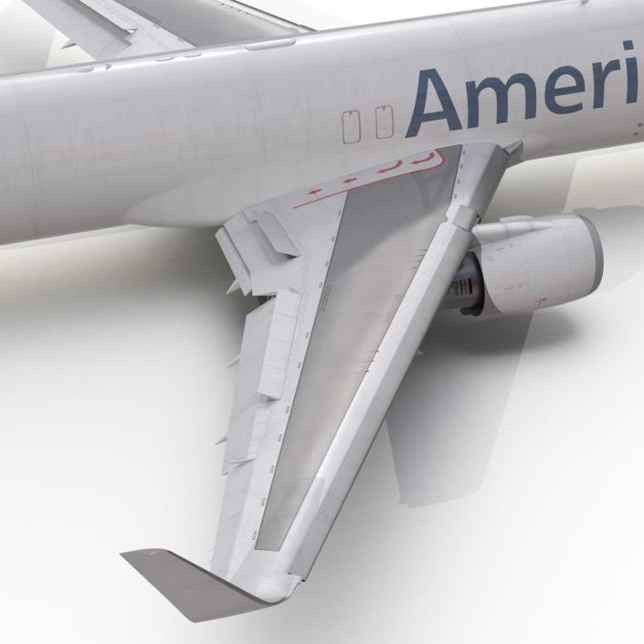 3D model Boeing 767-300F American Airlines Rigged