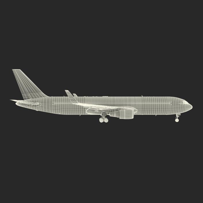 3D model Boeing 767-300F American Airlines Rigged