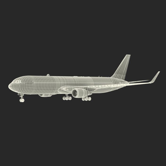 3D model Boeing 767-300F American Airlines Rigged