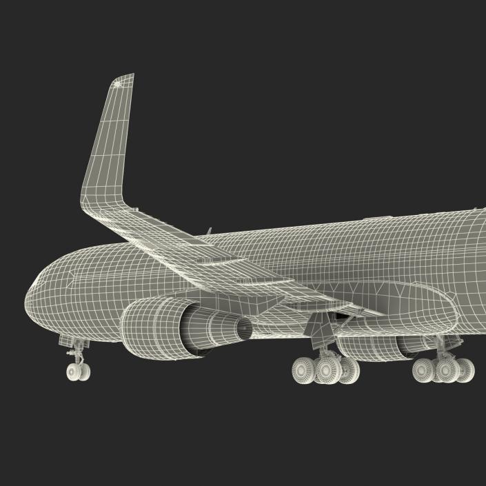 3D model Boeing 767-300F American Airlines Rigged