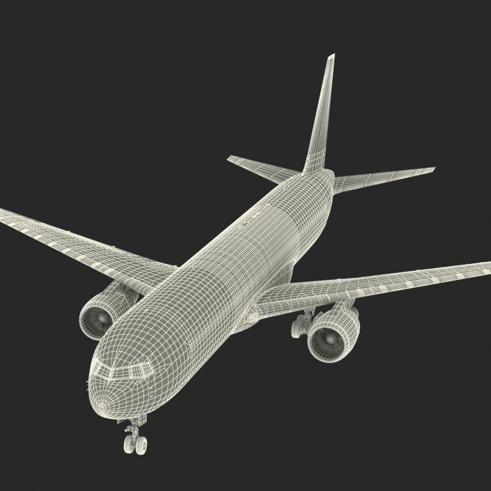 3D model Boeing 767-300F American Airlines Rigged