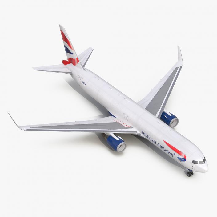 3D Boeing 767-300F British Airways