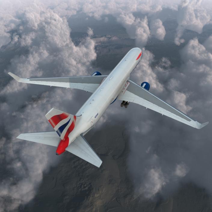 3D Boeing 767-300F British Airways