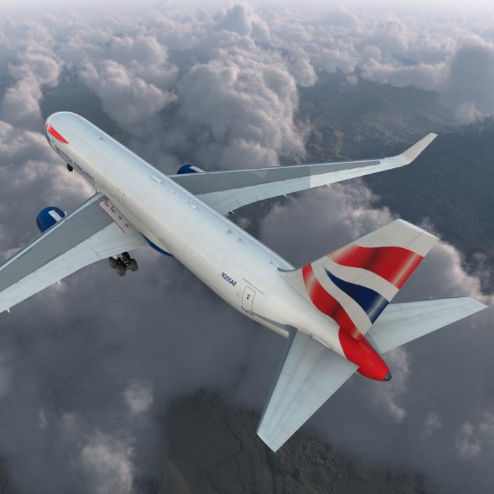 3D Boeing 767-300F British Airways