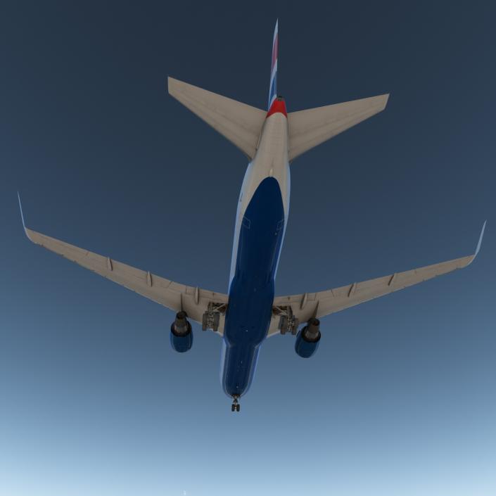 3D Boeing 767-300F British Airways