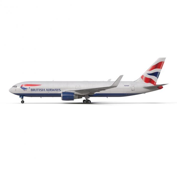 3D Boeing 767-300F British Airways