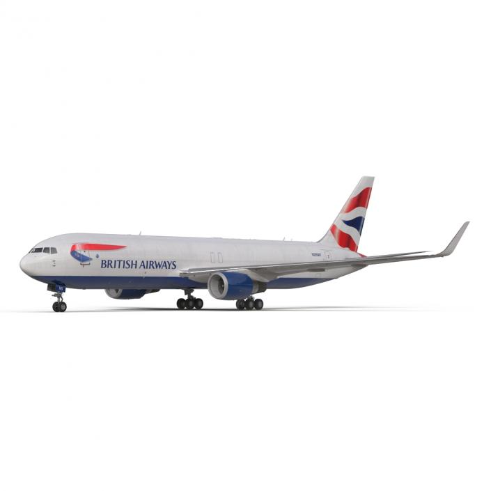 3D Boeing 767-300F British Airways