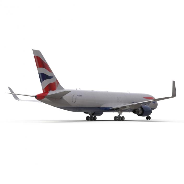 3D Boeing 767-300F British Airways