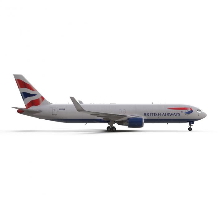 3D Boeing 767-300F British Airways