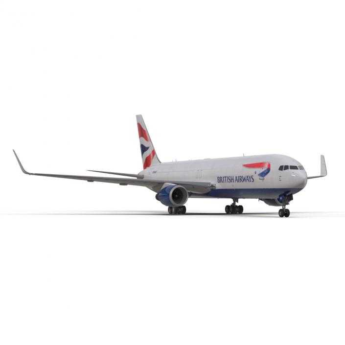 3D Boeing 767-300F British Airways