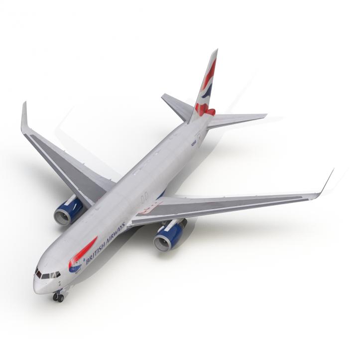 3D Boeing 767-300F British Airways