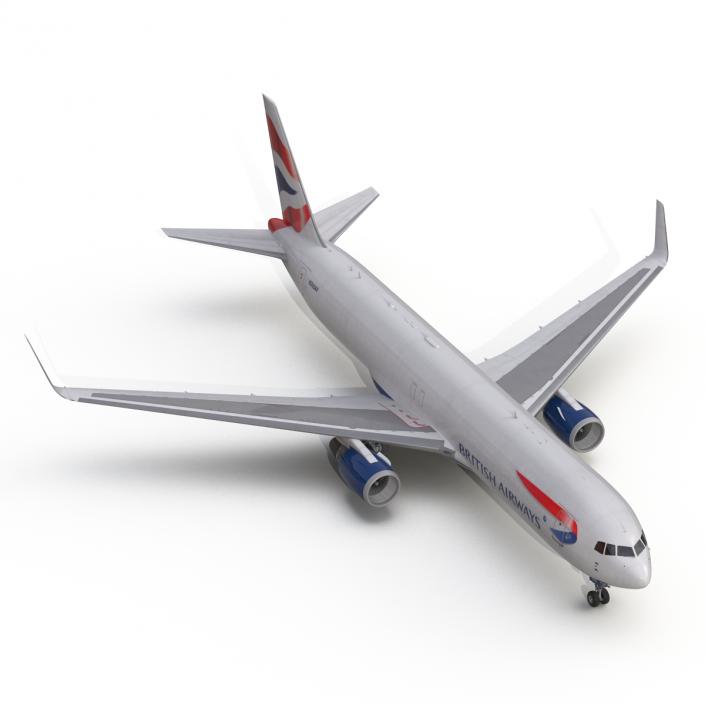 3D Boeing 767-300F British Airways