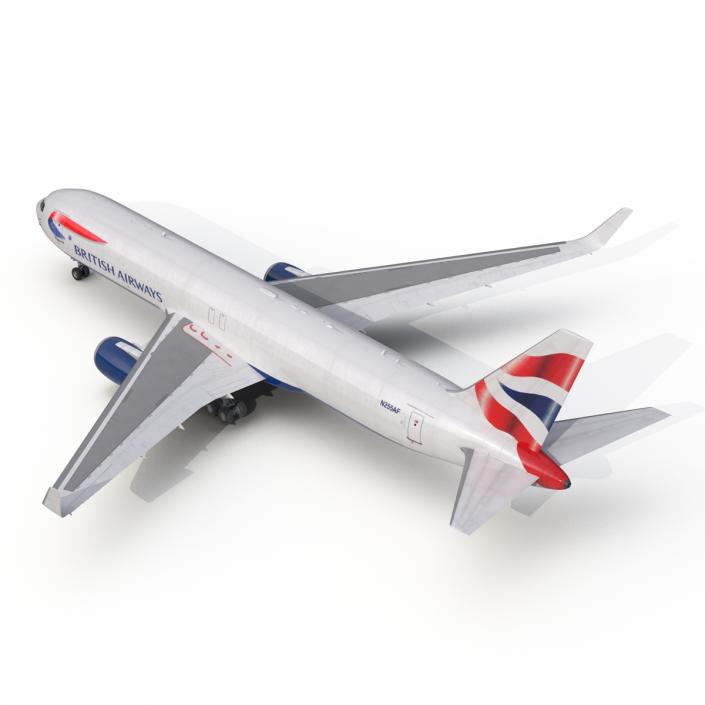 3D Boeing 767-300F British Airways