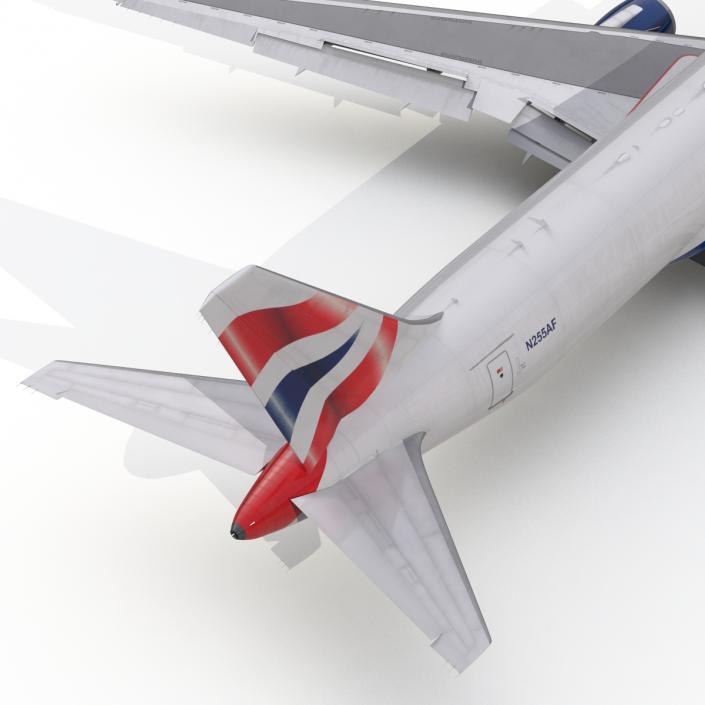 3D Boeing 767-300F British Airways