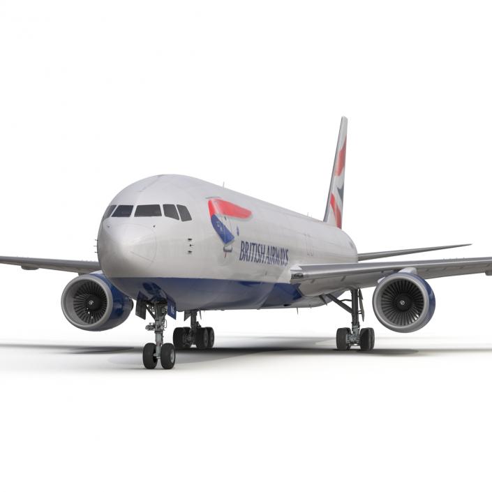 3D Boeing 767-300F British Airways