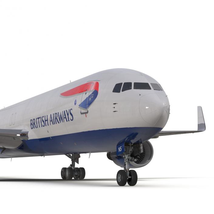 3D Boeing 767-300F British Airways