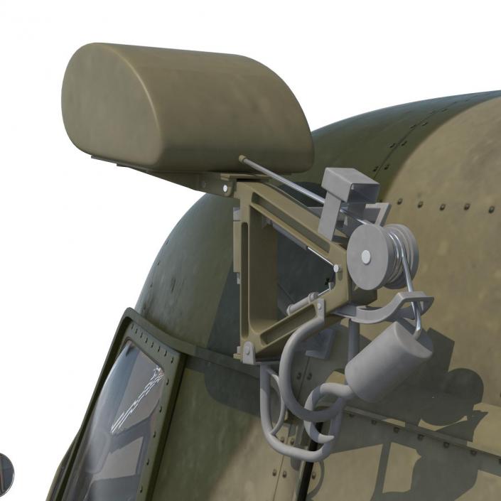 3D Mi-8 Hip Russian Millitary Medium Transport Helicopter Rigged