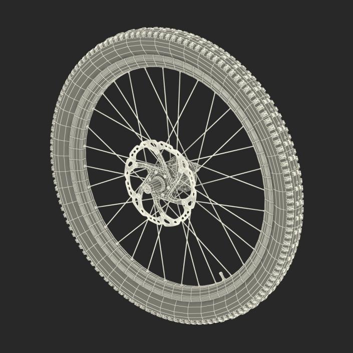 Bicycle Front Wheel 3D model