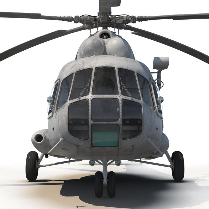 3D Mi-8 Hip United Nations Medium Transport Helicopter