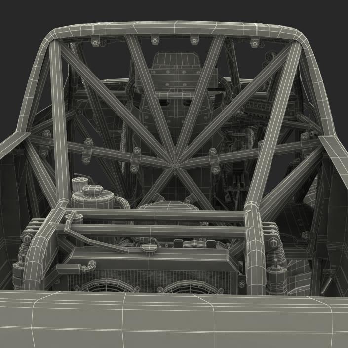 3D model Monster Truck Generic 2 Rigged