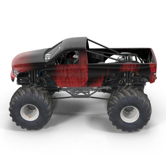 3D Monster Truck Generic 2 model