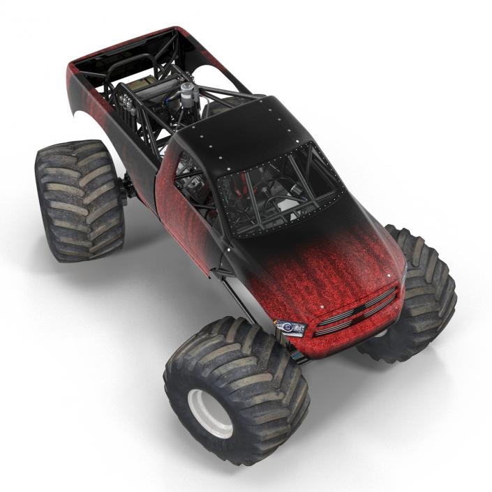 3D Monster Truck Generic 2 model