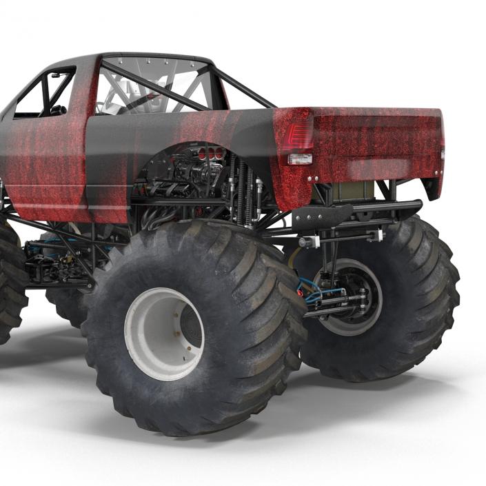 3D Monster Truck Generic 2 model