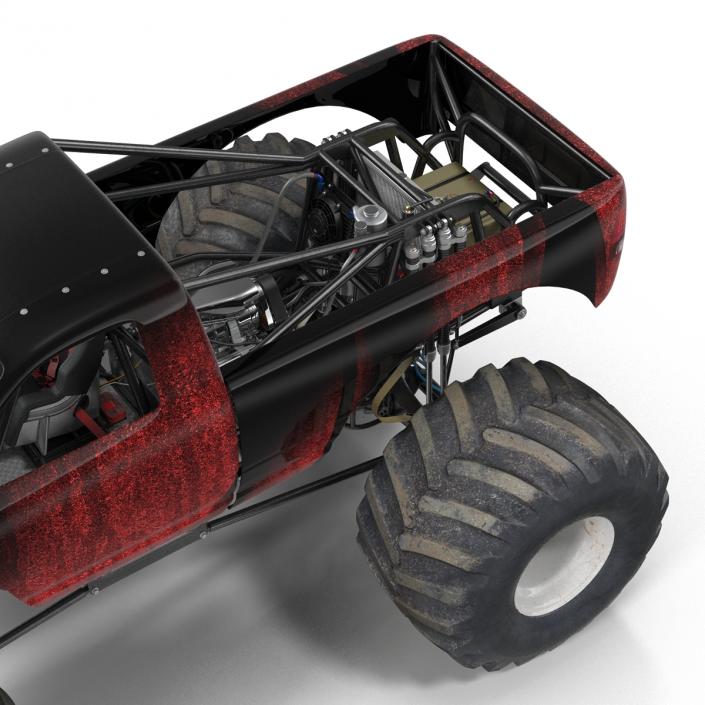 3D Monster Truck Generic 2 model