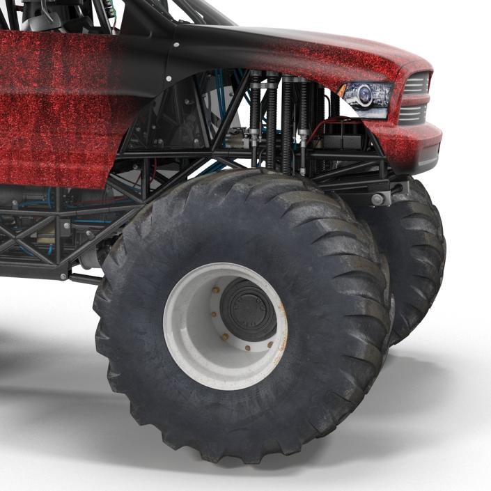 3D Monster Truck Generic 2 model