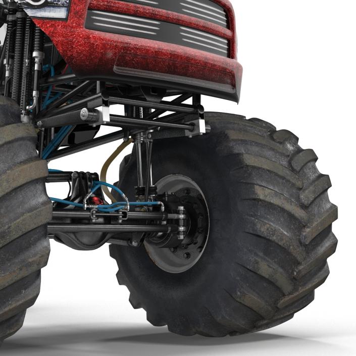 3D Monster Truck Generic 2 model