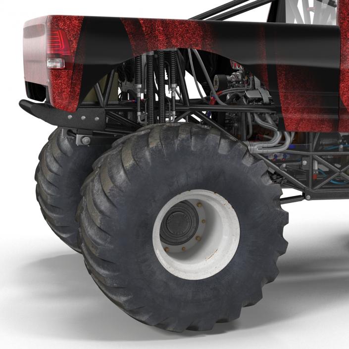 3D Monster Truck Generic 2 model