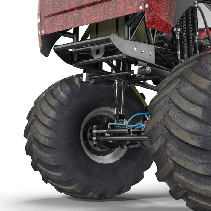 3D Monster Truck Generic 2 model