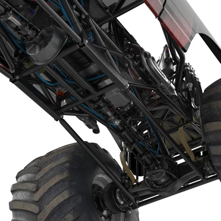 3D Monster Truck Generic 2 model