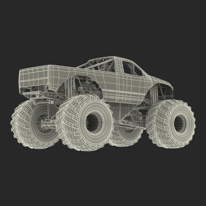 3D Monster Truck Generic 2 model