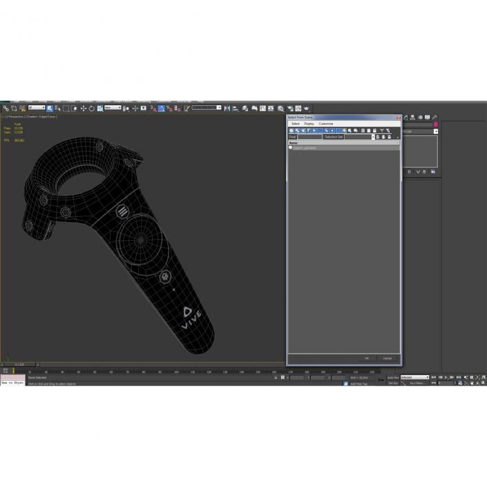 HTC Vive Controller 3D model