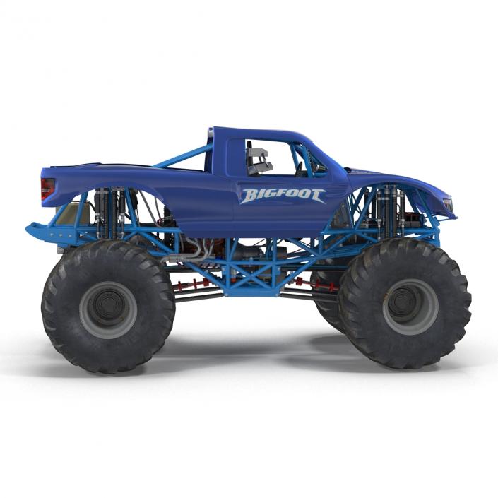 3D Monster Truck Bigfoot Generic Rigged