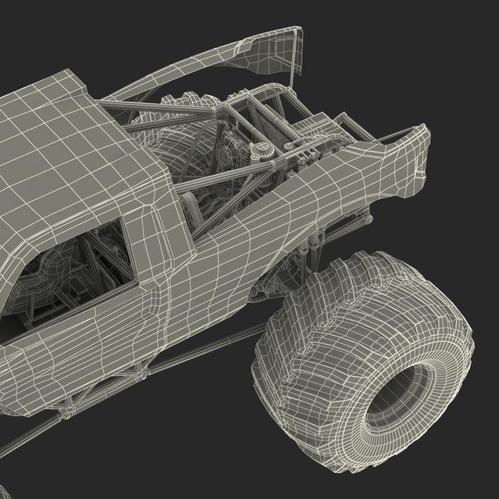 3D Monster Truck Bigfoot Generic Rigged