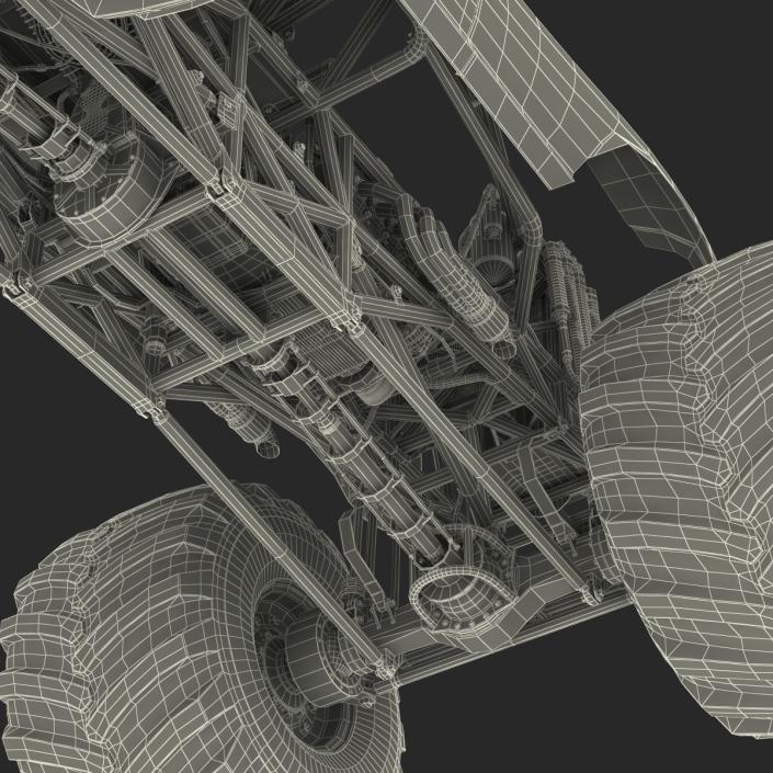 3D Monster Truck Bigfoot Generic Rigged