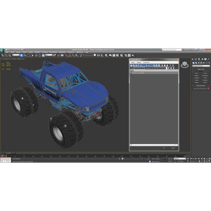 Monster Truck Bigfoot Generic 3D model