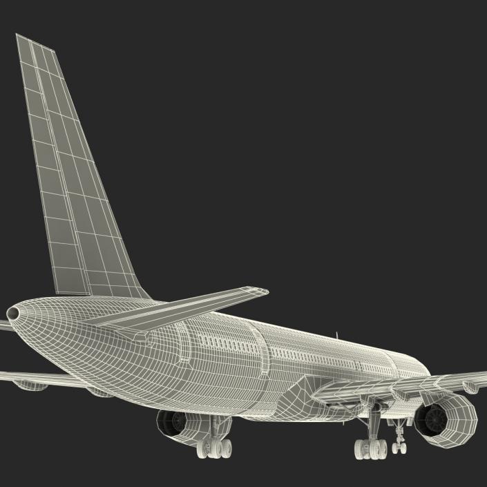 Boeing 757-300 American Airlines Rigged 3D model