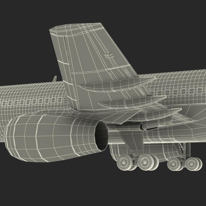 3D model Boeing 757-300 Ethiopian Airlines Rigged