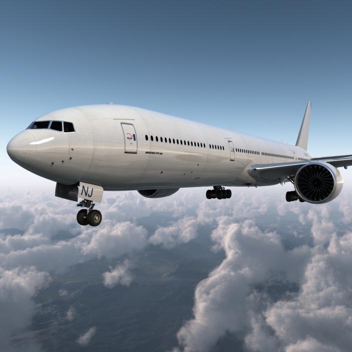 3D Boeing 777 8x Generic